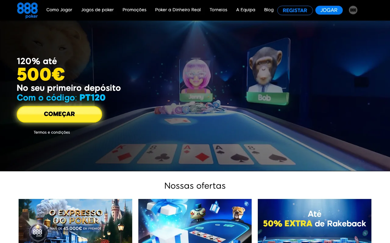 Jogos de mesa e roleta disponíveis no casino online 888